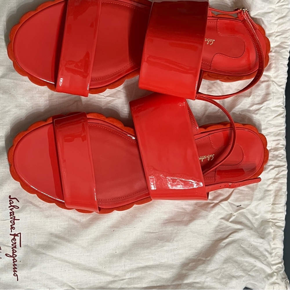 Salvatore Ferragamo Sandals - Red